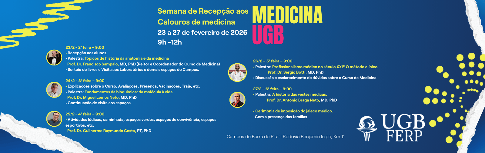 Recepção de calouros medicina